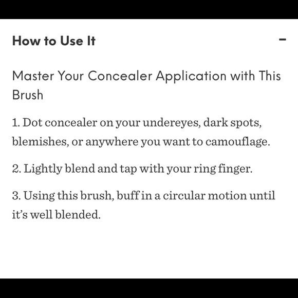 🎉HP🎉Luxie Beauty concealer brush NWT - Picture 2 of 5